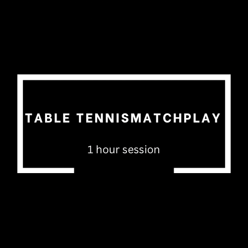 Table tennis matchplay 1 Hour Session